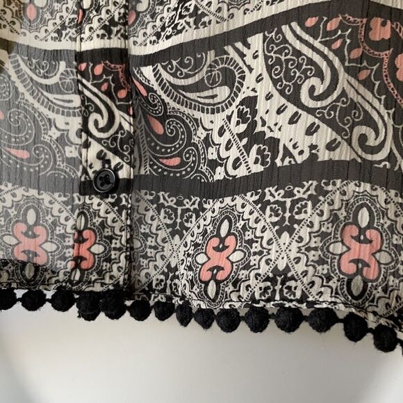 MUDD Boho Print Top Size M - Picture 5 of 9
